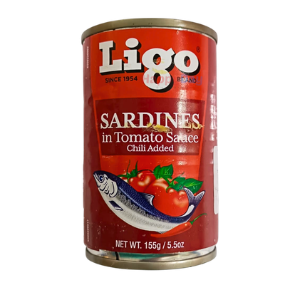Ligo Sardines in Tomato Sauce Chili Added 155g