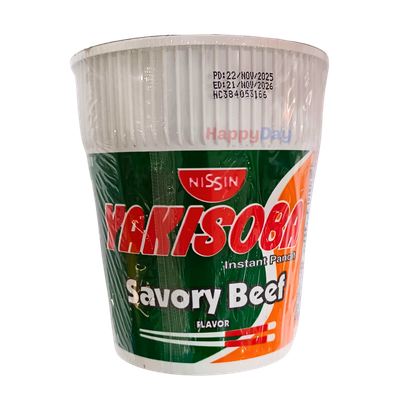 Yakisoba Savory Beef Pancit Cup Noodles 77g