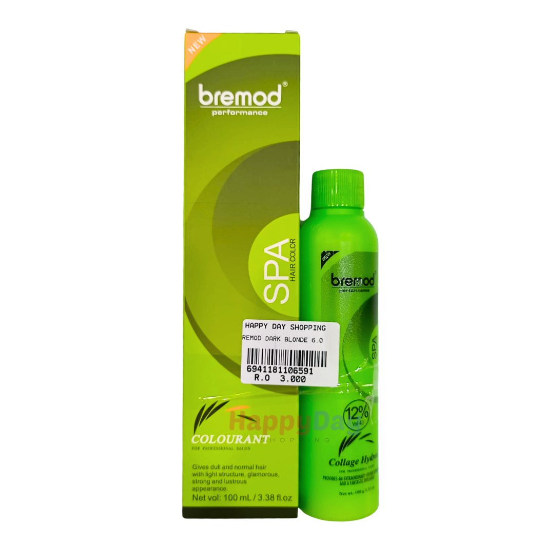 Bremod Colourant Hair Color 100ml (Dark Blonde 6.0)