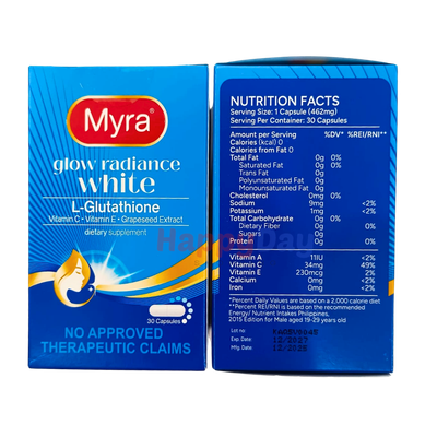 Myra Glow Radiance White (30 Capsules)