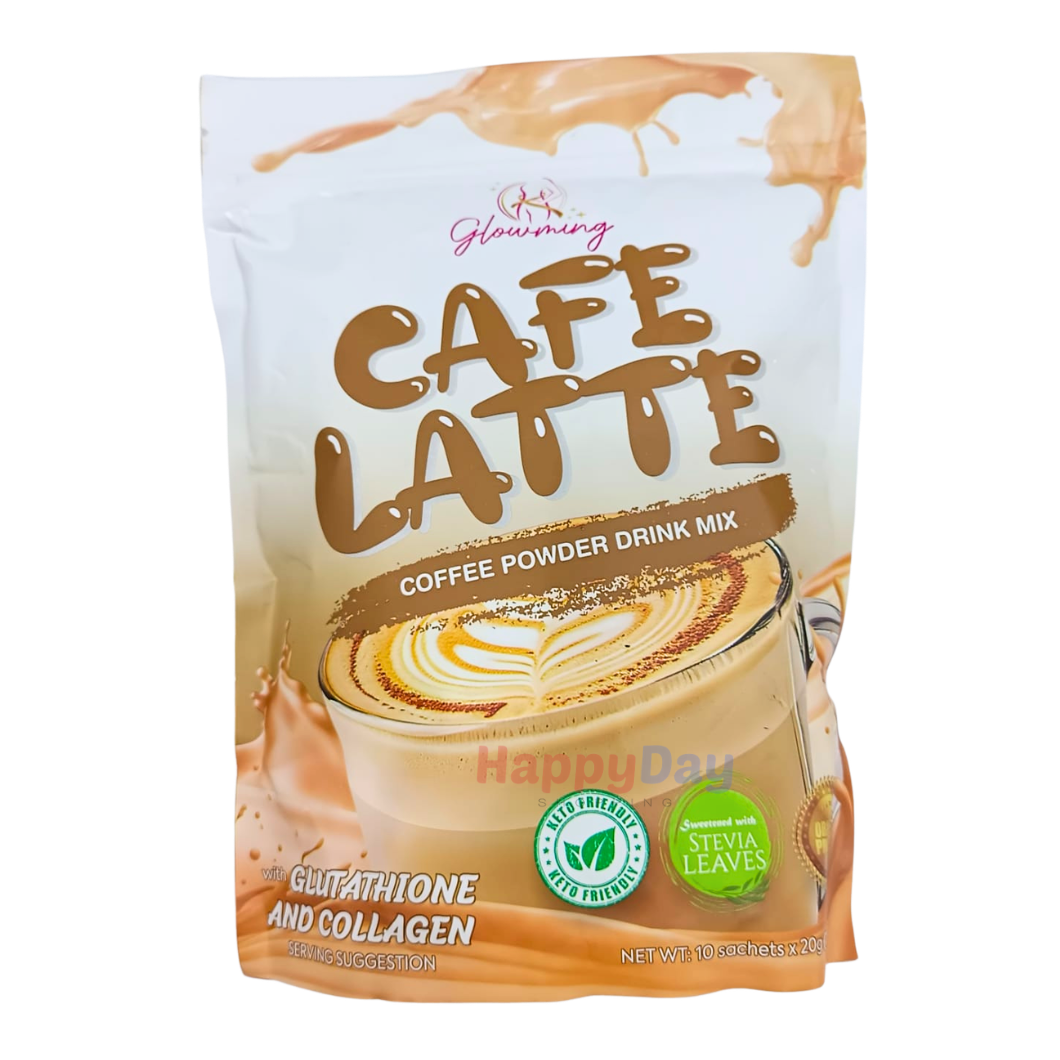 Glowming Cafe Latte Coffee Powder (10 Sachets)