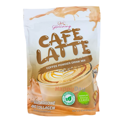 Glowming Cafe Latte Coffee Powder (10 Sachets)