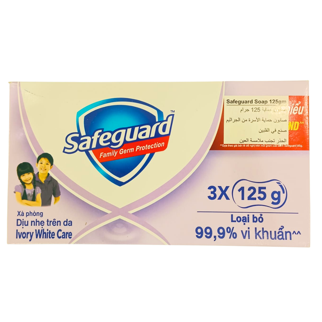 Safeguard Soap - Lavender Ivory White Care 115g x3 (FROM THAILAND)