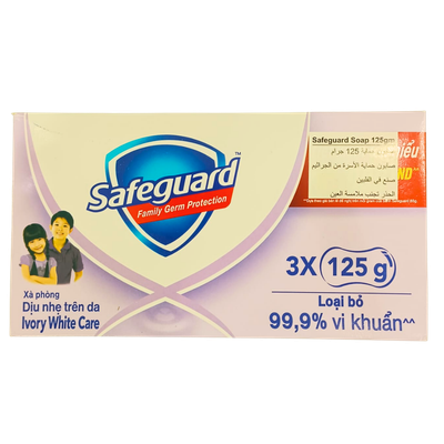 Safeguard Soap - Lavender Ivory White Care 115g x3 (FROM THAILAND)