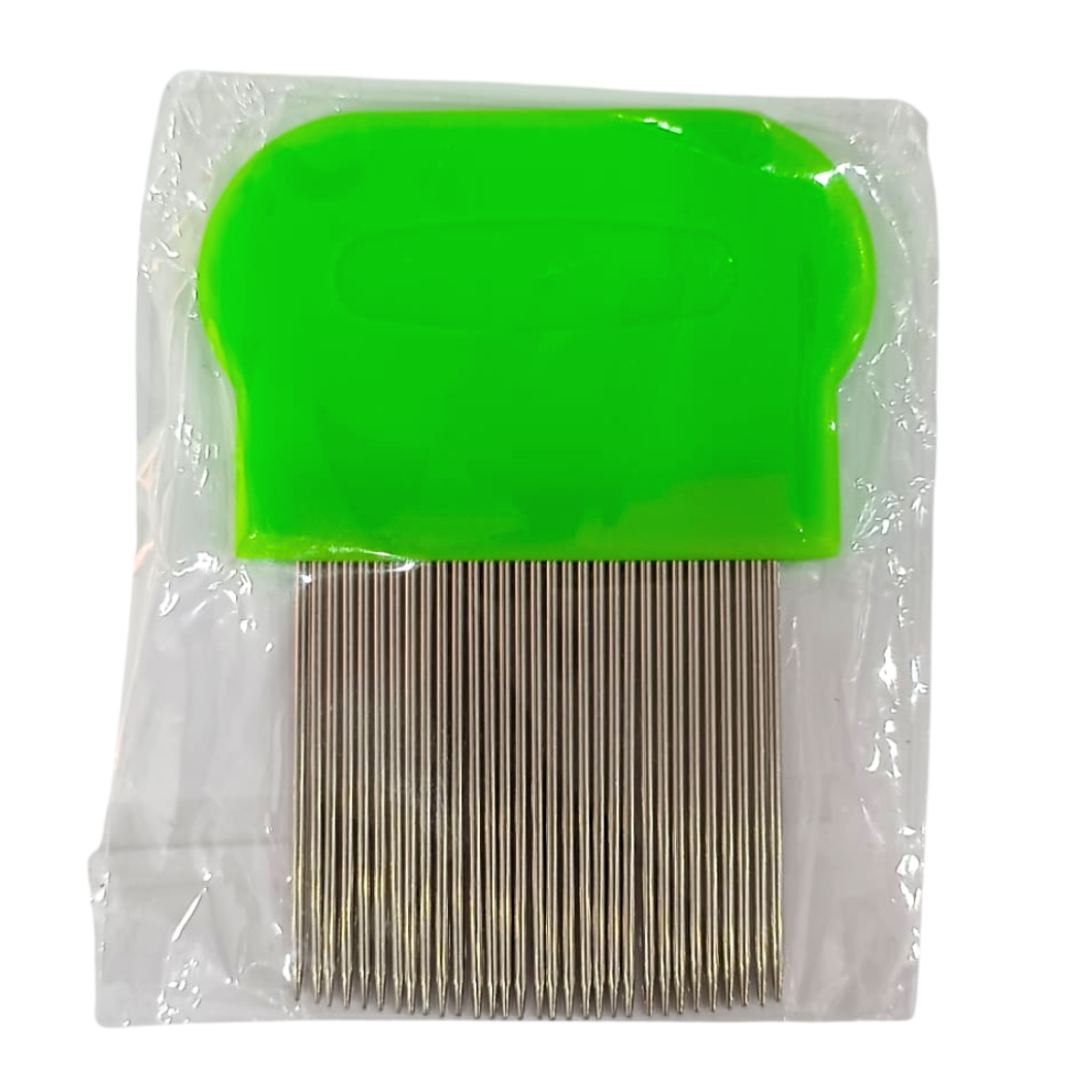 Brush - Steel - Green (For Lice / kuto)