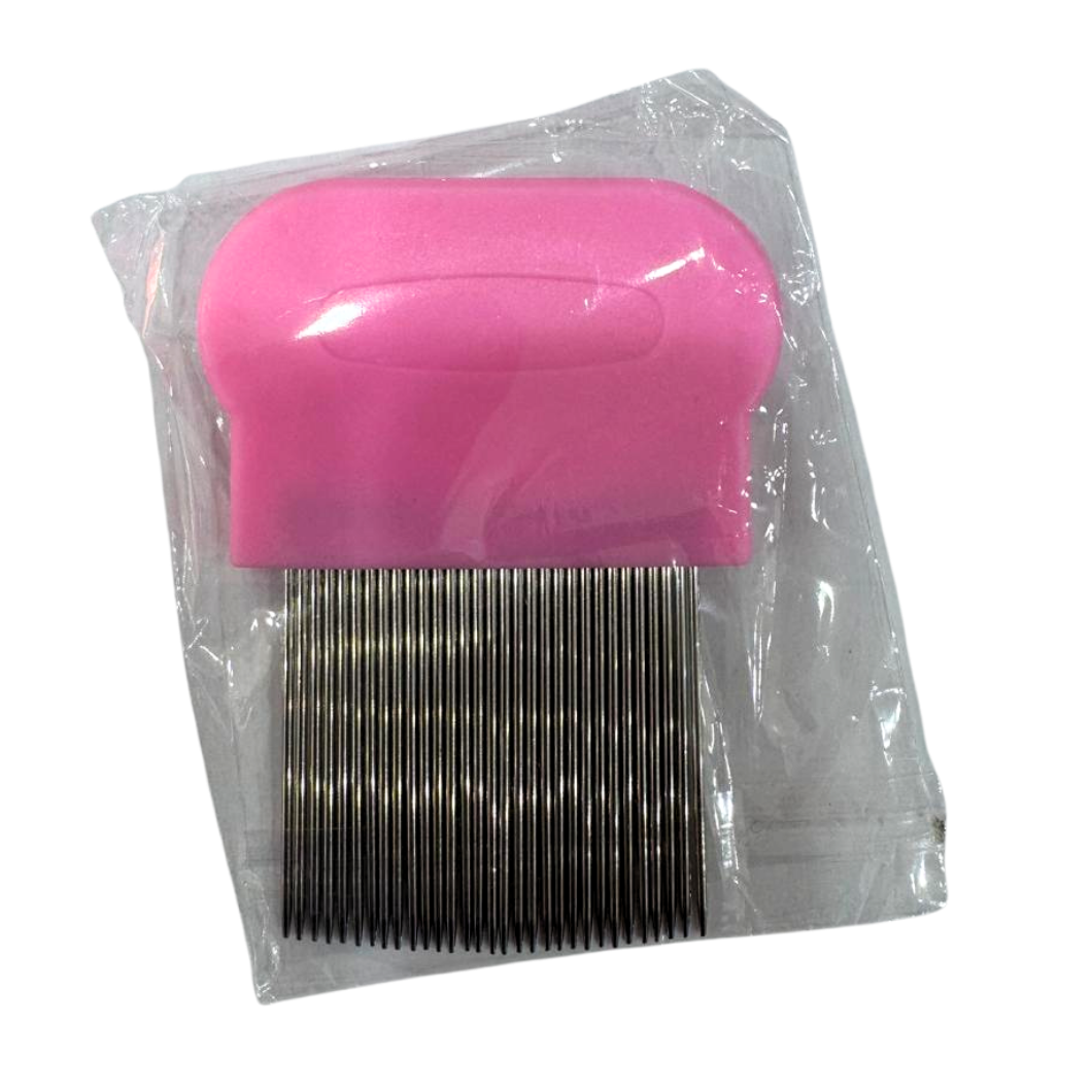 Brush - Steel - Pink (For Lice / kuto)