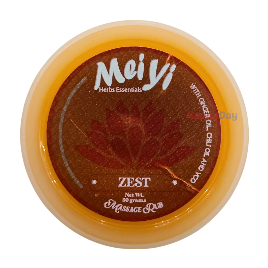 Meiyi Massage Rub - Zest 50g