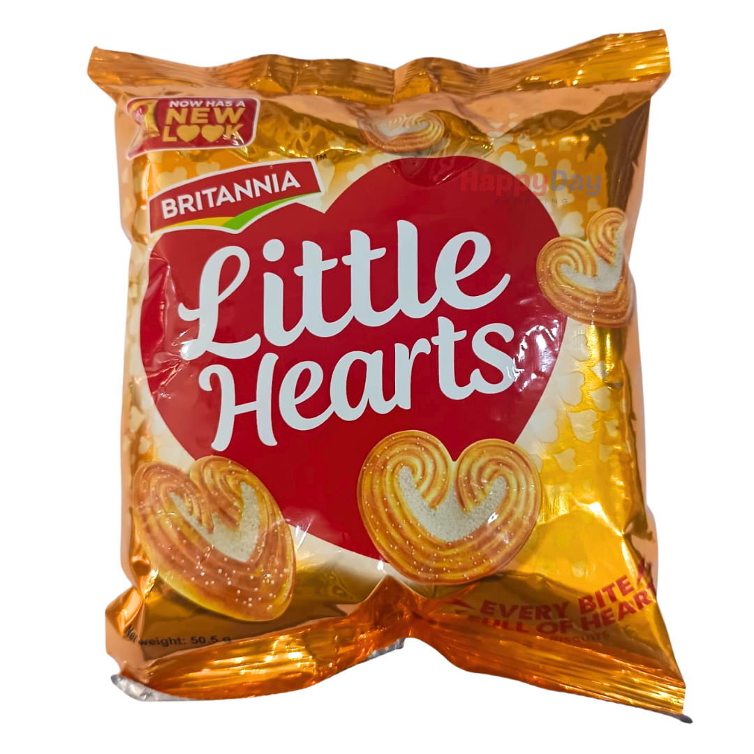 Britannia Little Hearts Biscuit 50g