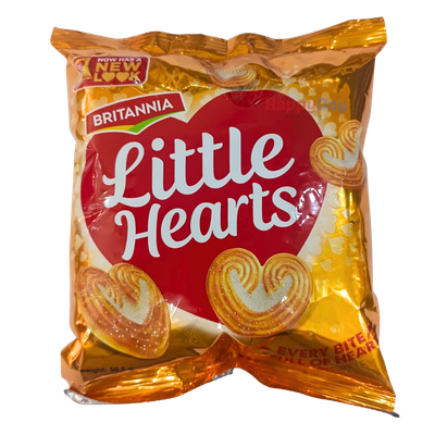 Britannia Little Hearts Biscuit 50g