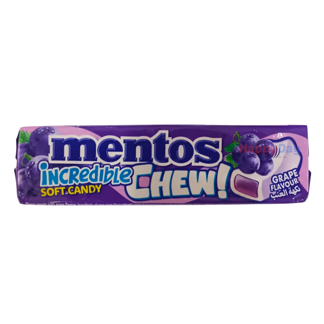 Mentos Chew Grape Flavor (Soft Candy)