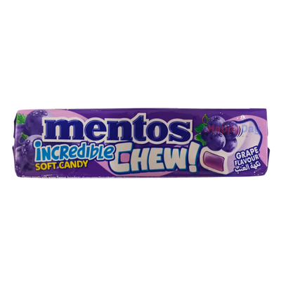 Mentos Chew Grape Flavor (Soft Candy) 45g