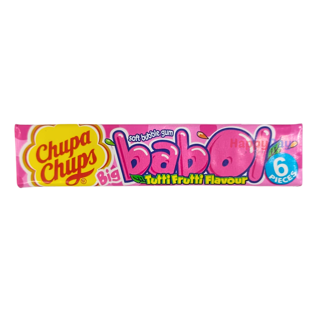 Chupa Chups Babol Tutti Frutti Flavor 6pcs