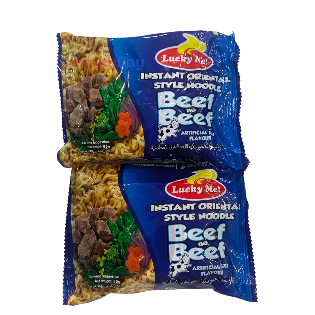 PROMO - Lucky Me Beef Noodles x2