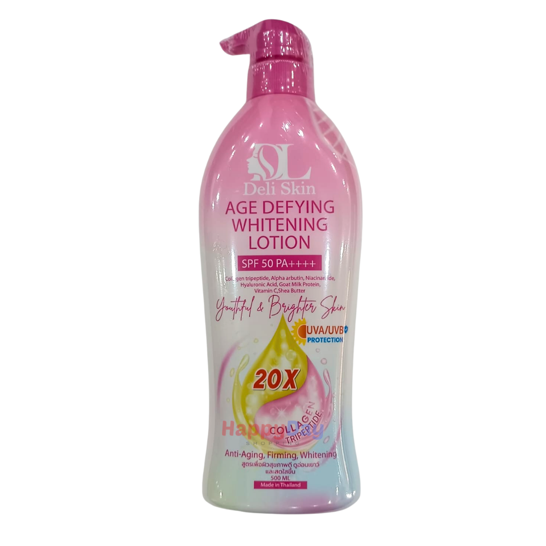 Deli Skin Age Defying Whitening Lotion SPF 50 500ml