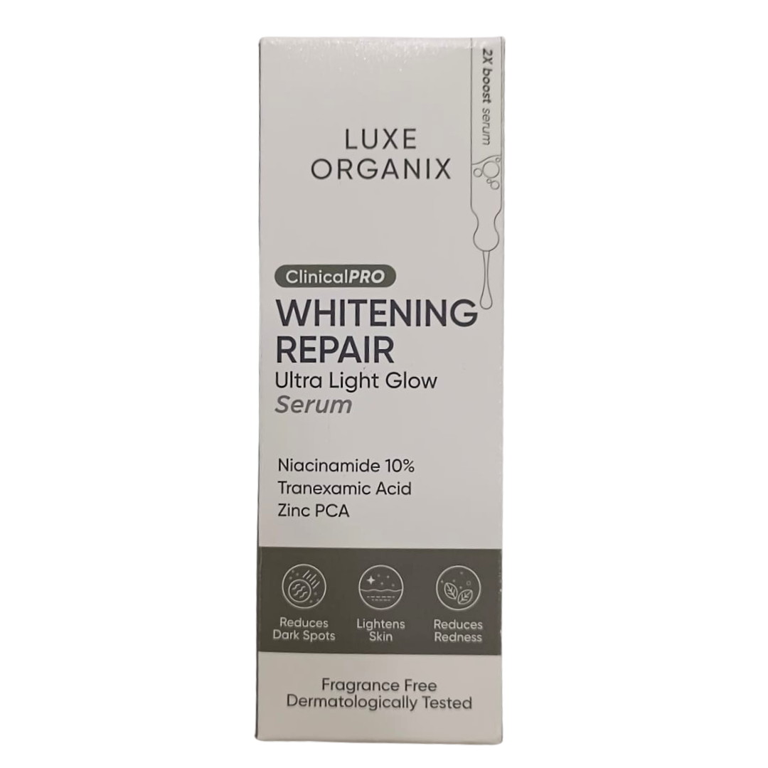 PROMO - Luxe Organix Whitening Repair Ultra Light Glow Serum