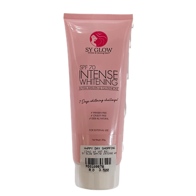 PROMO - SY Glow Intense Whitening Lotion SPF70 250g