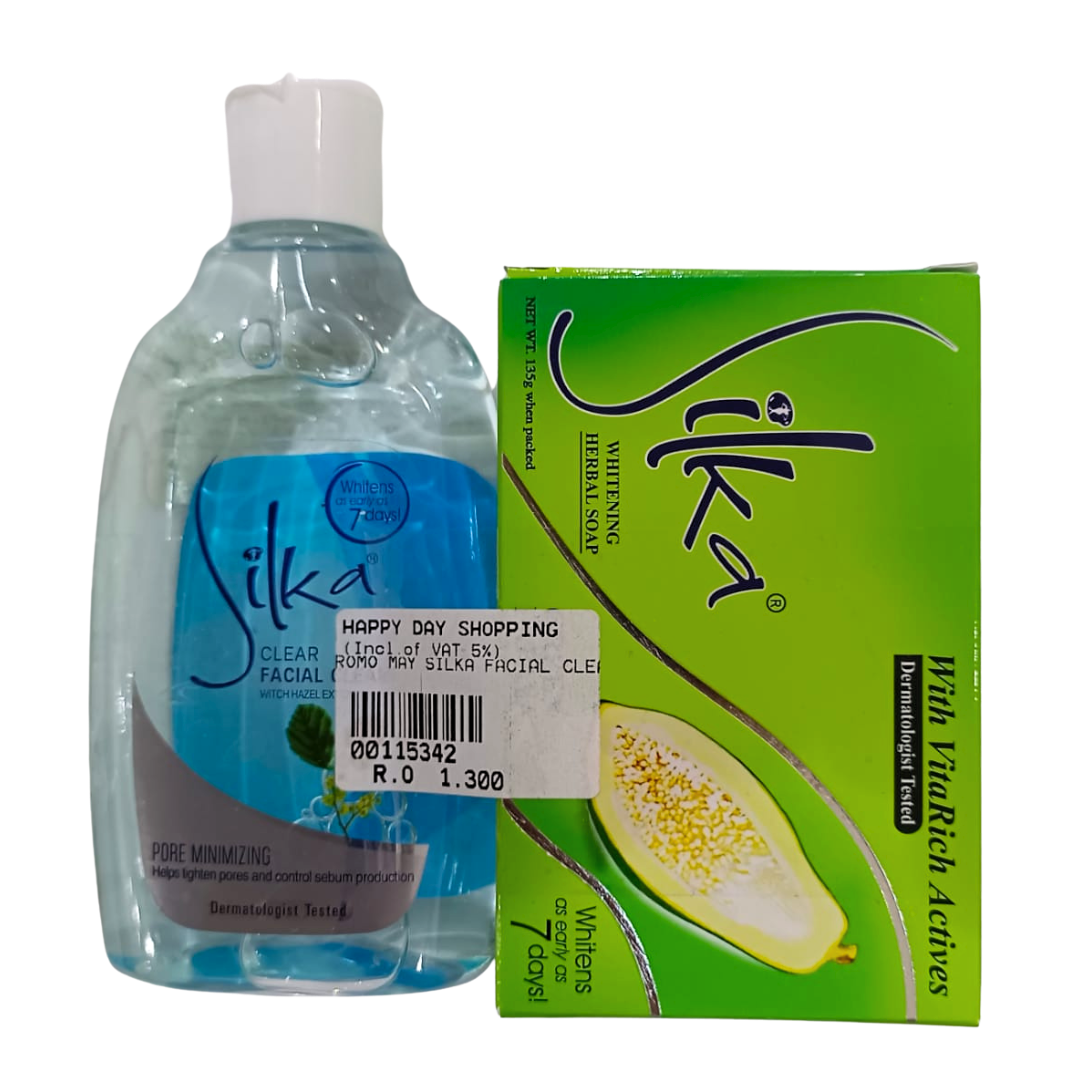 PROMO - Silka Facial Cleaner + Silka Soap Green