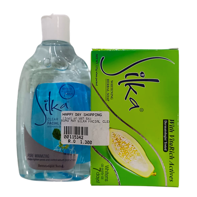 PROMO - Silka Facial Cleaner + Silka Soap Green