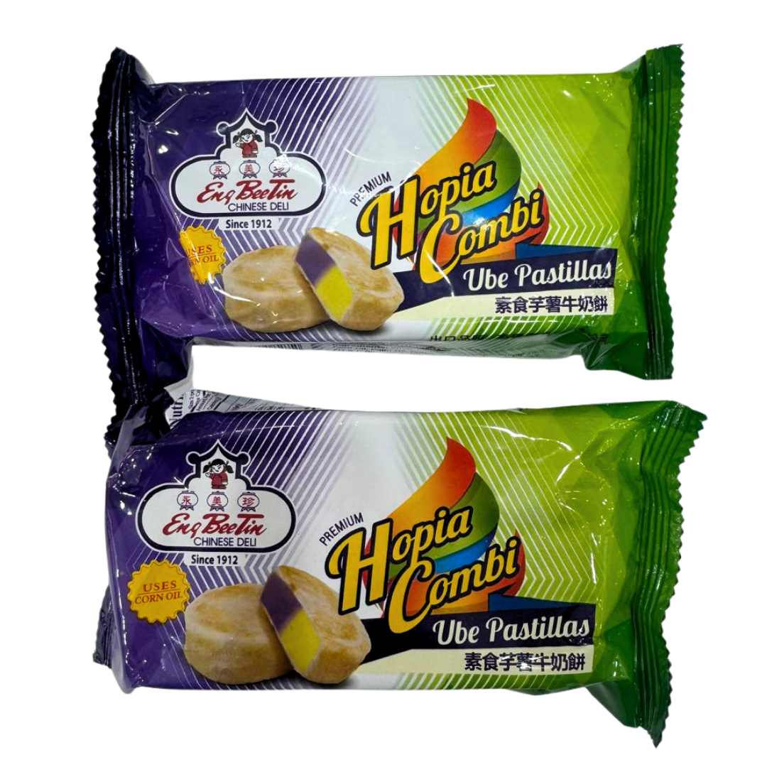 PROMO - Eng Bee Tin Hopia Combi Ube Pastillas x2