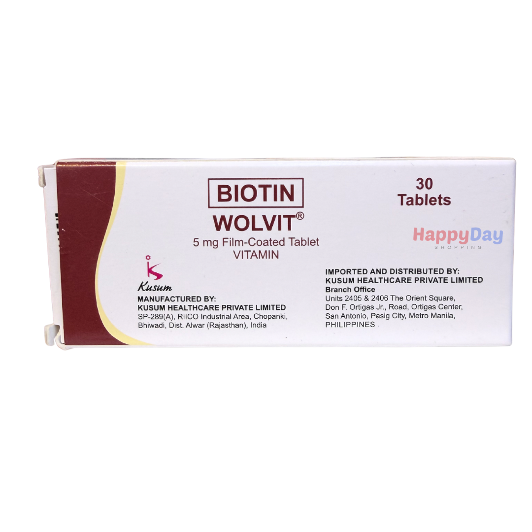 Biotin Wolvit 30 Tablets ***