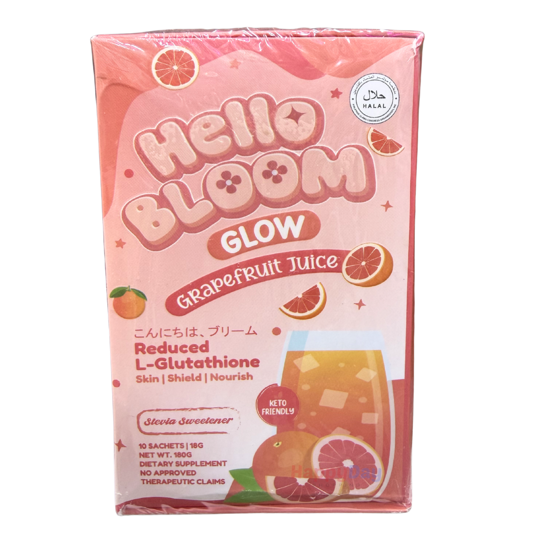 Hello Bloom Glow Grapefruit Juice 10 Sachets  ***
