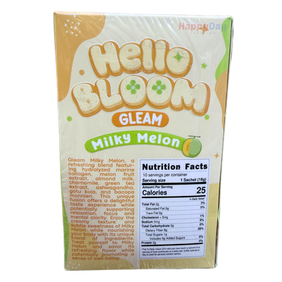 Hello Bloom Glow Milky Melon Juice 10 Sachets