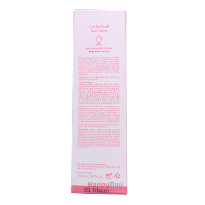Cathydoll Ready to White Body Lotion 150ml ***
