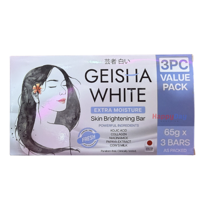 Geisha White Skin Brightening Bar (Extra Moisture) 3x65g