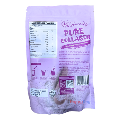 Glowming Pure Collagen Unflavored Collagen Powder 150g ***
