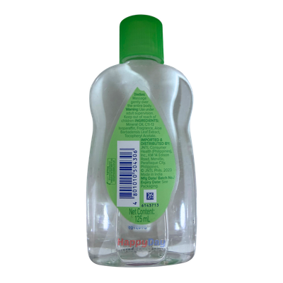 Johnsons Baby Oil Aloe Vera &amp; Vitamin e 125ml (Thailand) ***