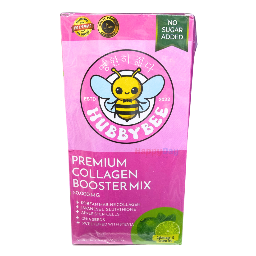 Hubby Bee Premium Collagen Booster Mix (Calamansi Green Tea) ***