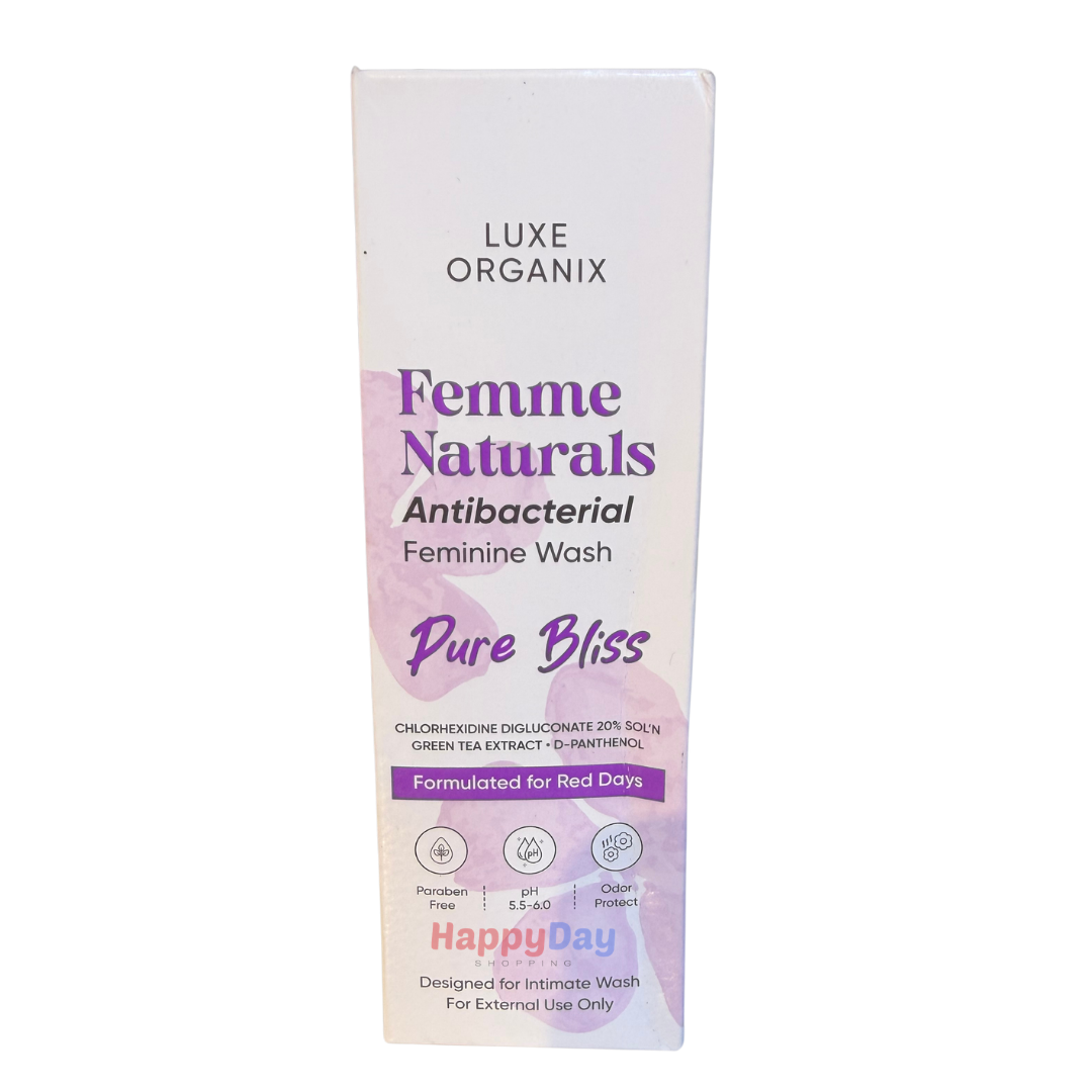 Luxe Organix Femme Naturals Pure Bliss Feminine Wash 120ml  ***