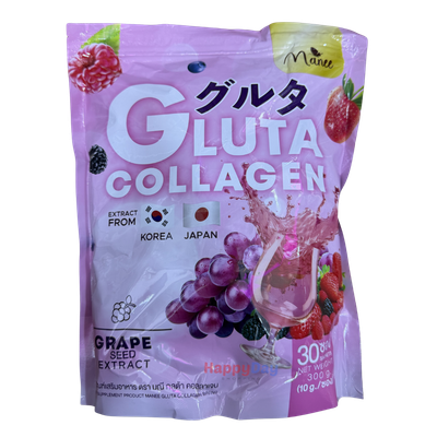 Manee Gluta Collagen Grape Seed (30 bags)***