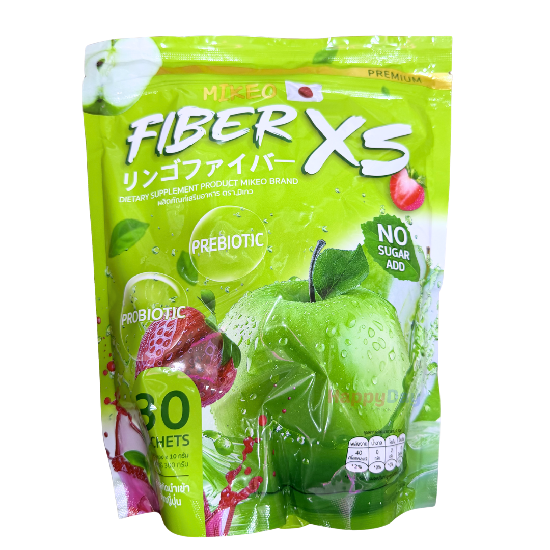 Mikeo Fiber XS Green Apple 30 Sachets (JAPAN) ***
