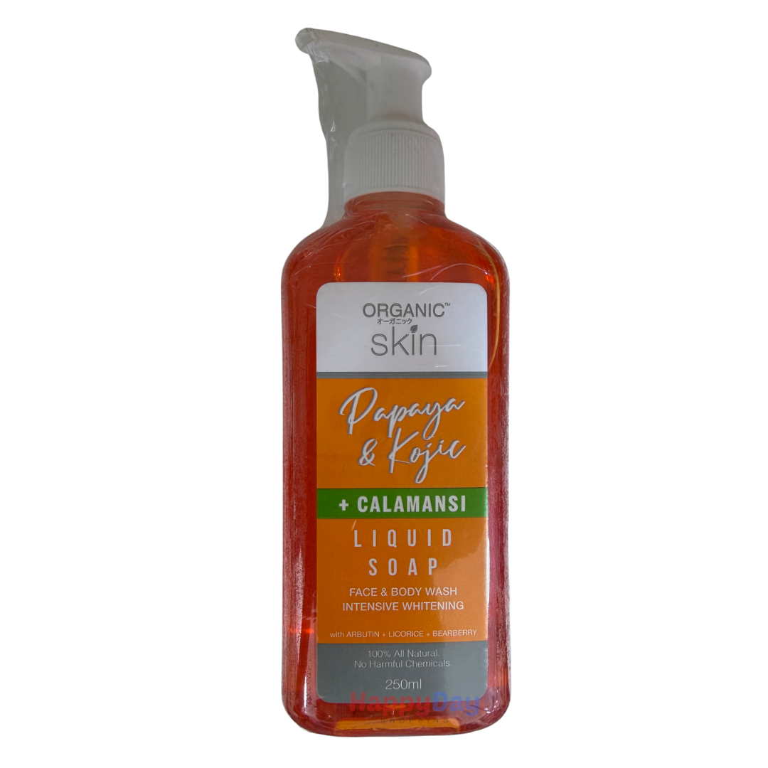 Organic Skin Papaya &amp; Kojic Face &amp; Body Wash 250ml***