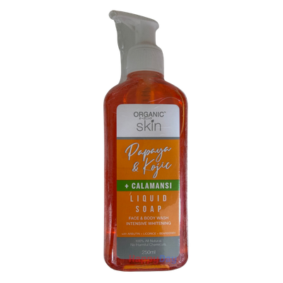Organic Skin Papaya &amp; Kojic Face &amp; Body Wash 250ml***