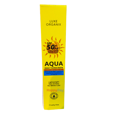 Luxe Organix Aqua Daily Sunscreen 50SPF