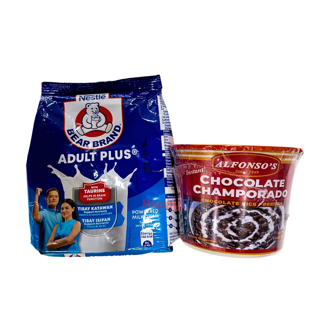 PROMO - Bearbrand Adult Plus + Alfonso Chocolate Champorado