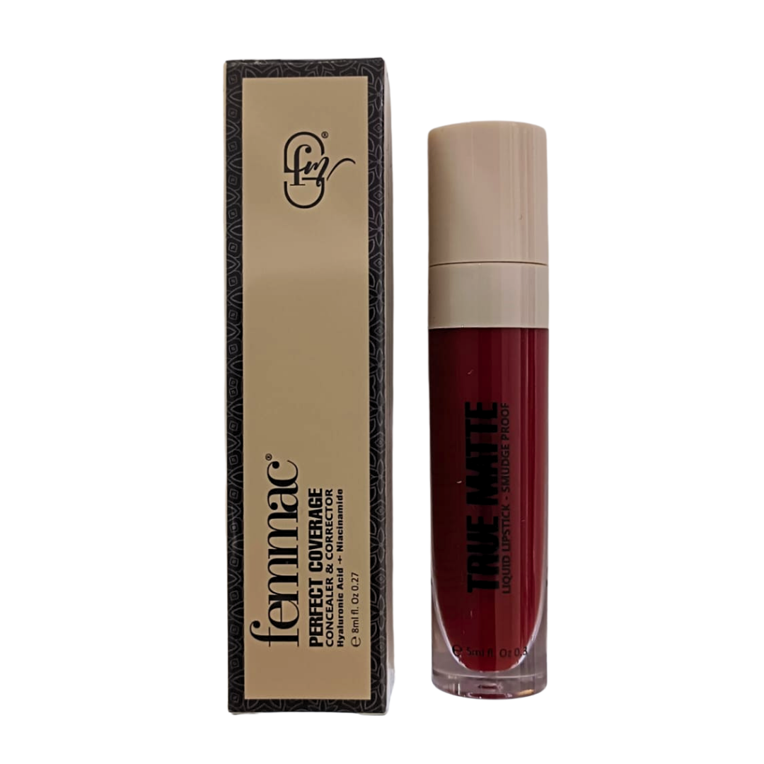 Femmac True Matte Liquid Lipstick - Smudge Proof ( #11-Desire)