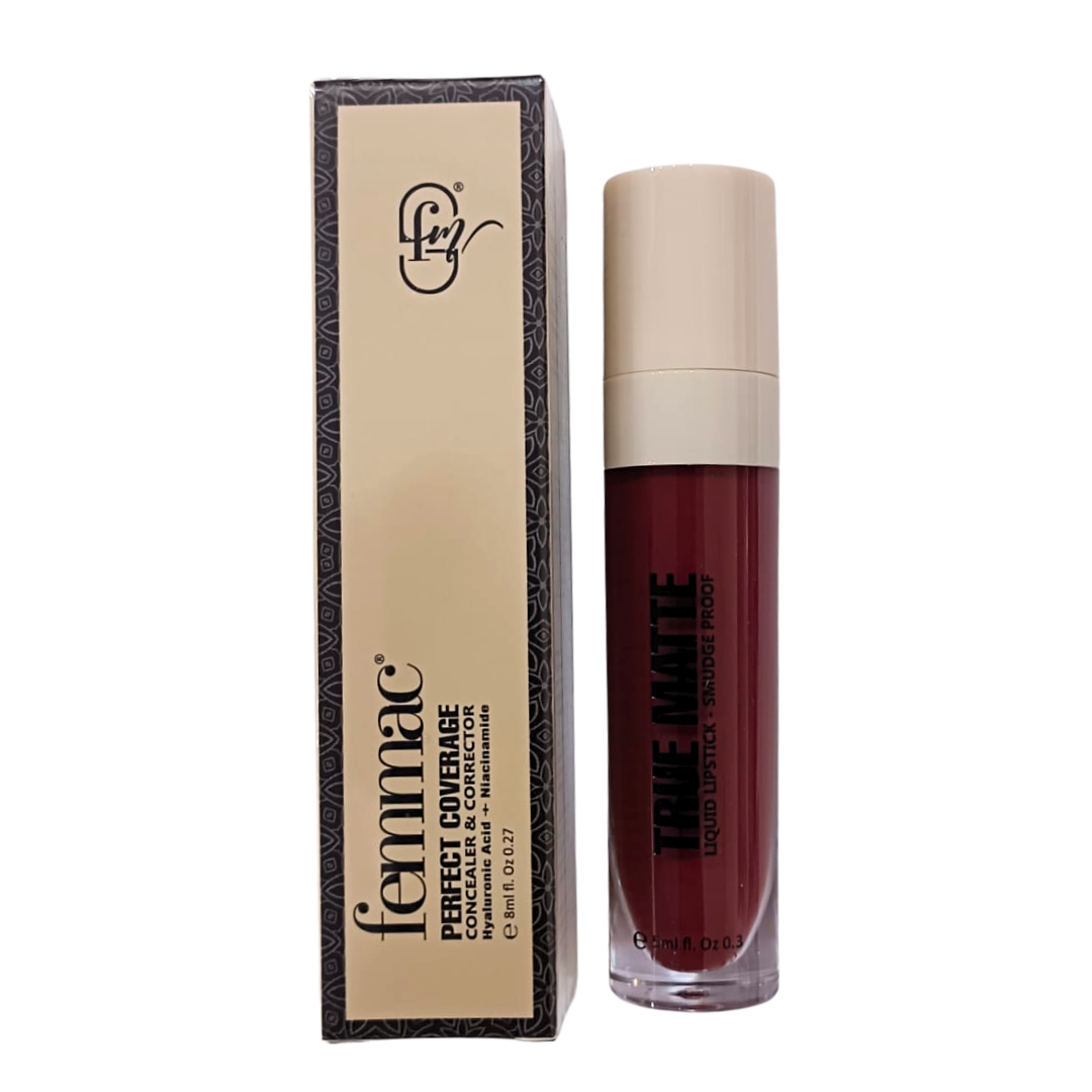 Femmac True Matte Liquid Lipstick - Smudge Proof  10