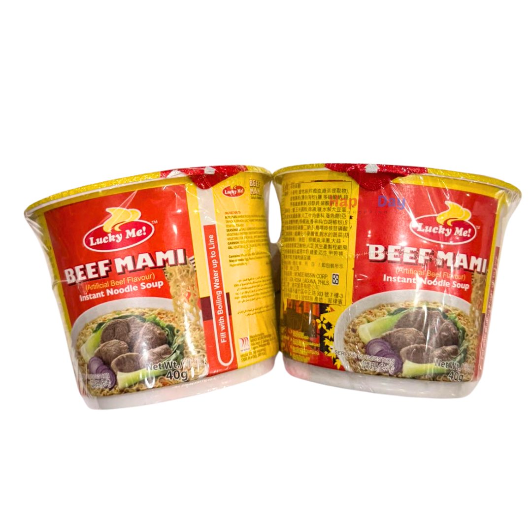 PROMO - LM Beef Mami Cup Noodles x2