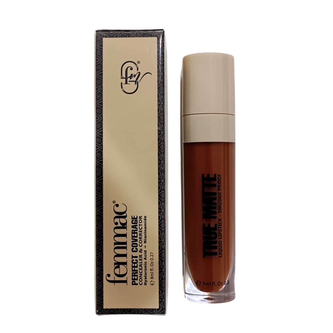 Femmac True Matte Liquid Lipstick - Smudge Proof  12