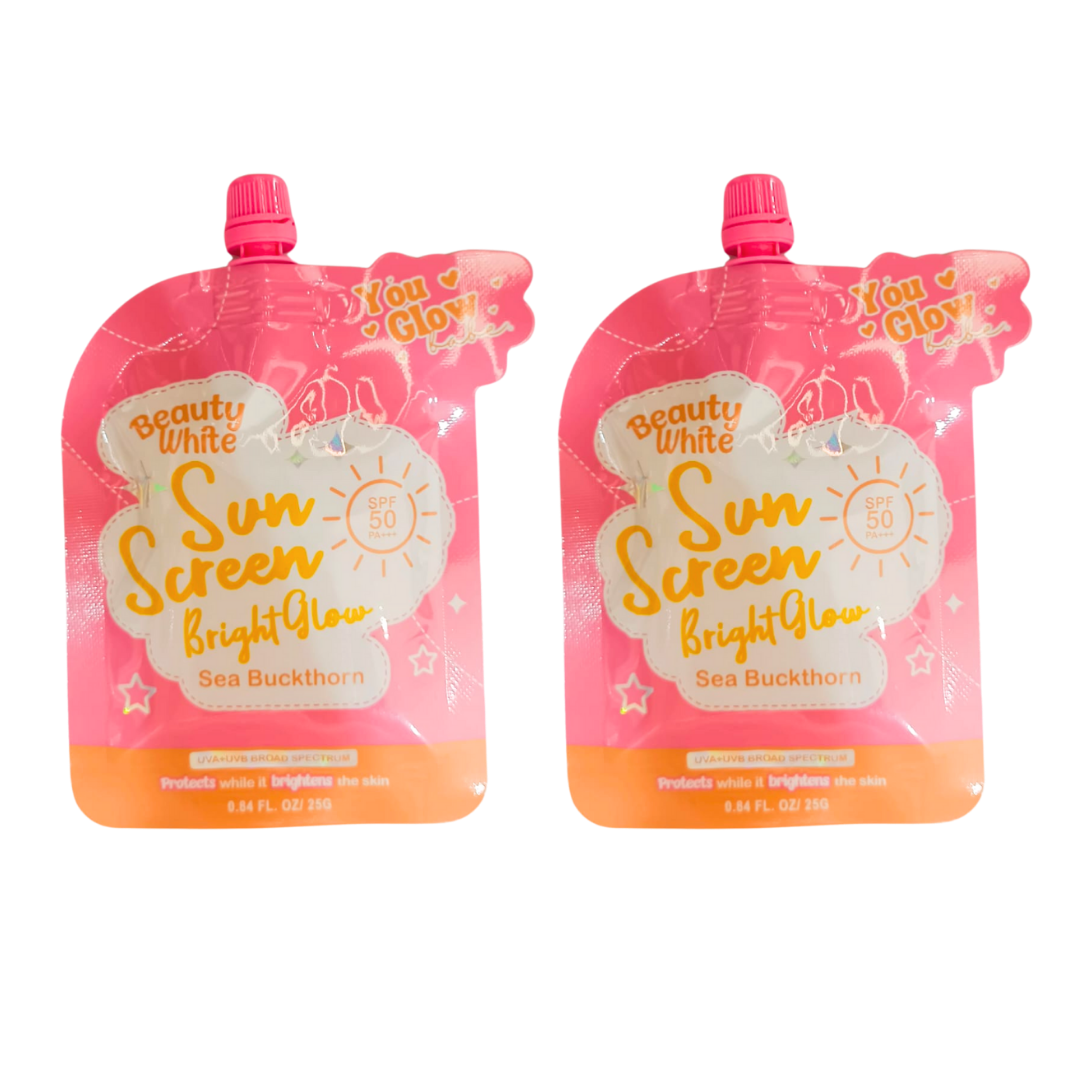 SPECIAL PROMO - You Glow Beauty White Sunscreen 25g (2pc)
