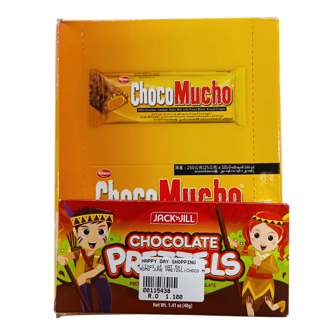 PROMO - Choco Mucho + JNJ Chocolate Pretzel