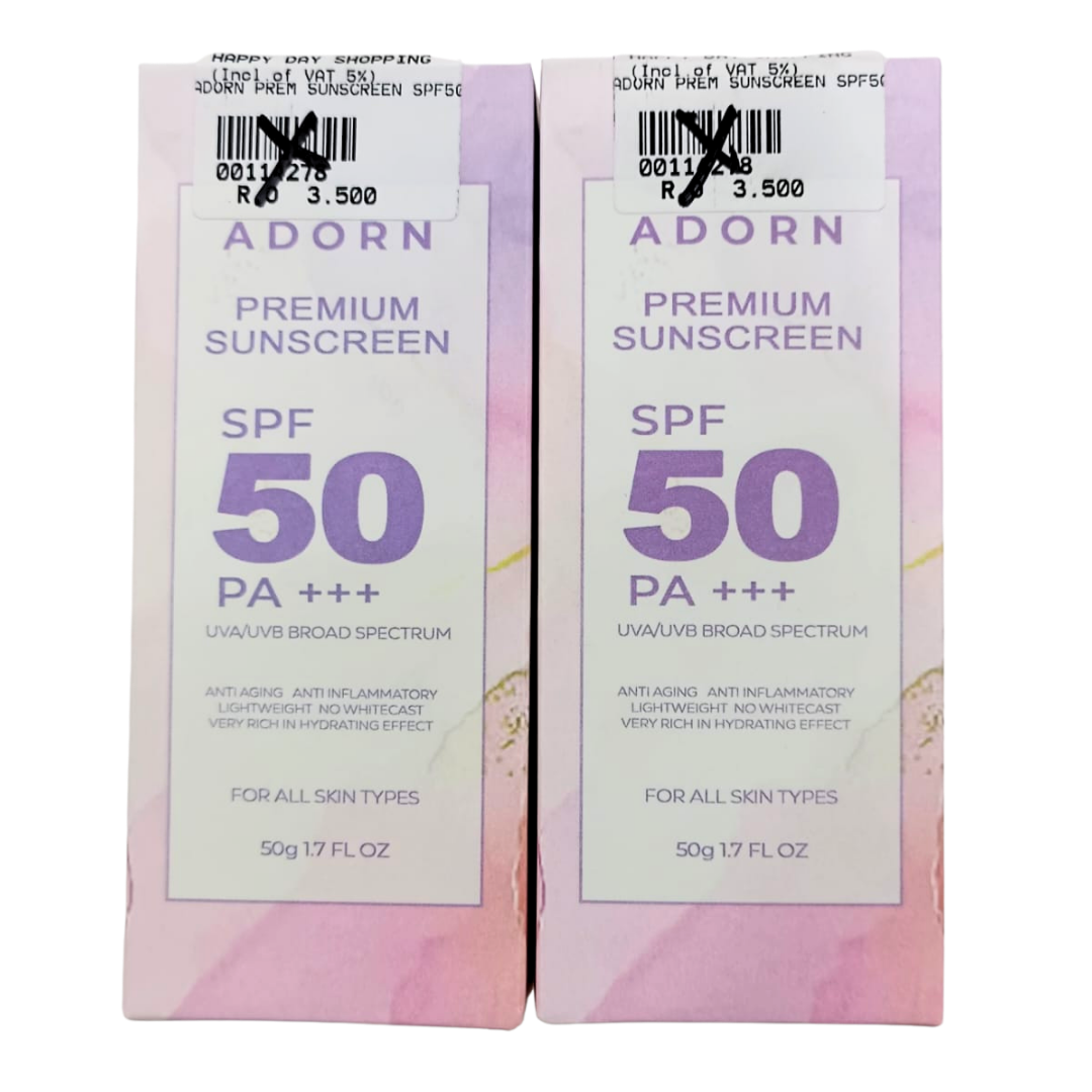 PROMO - Adorn Sunscreen SPF50+