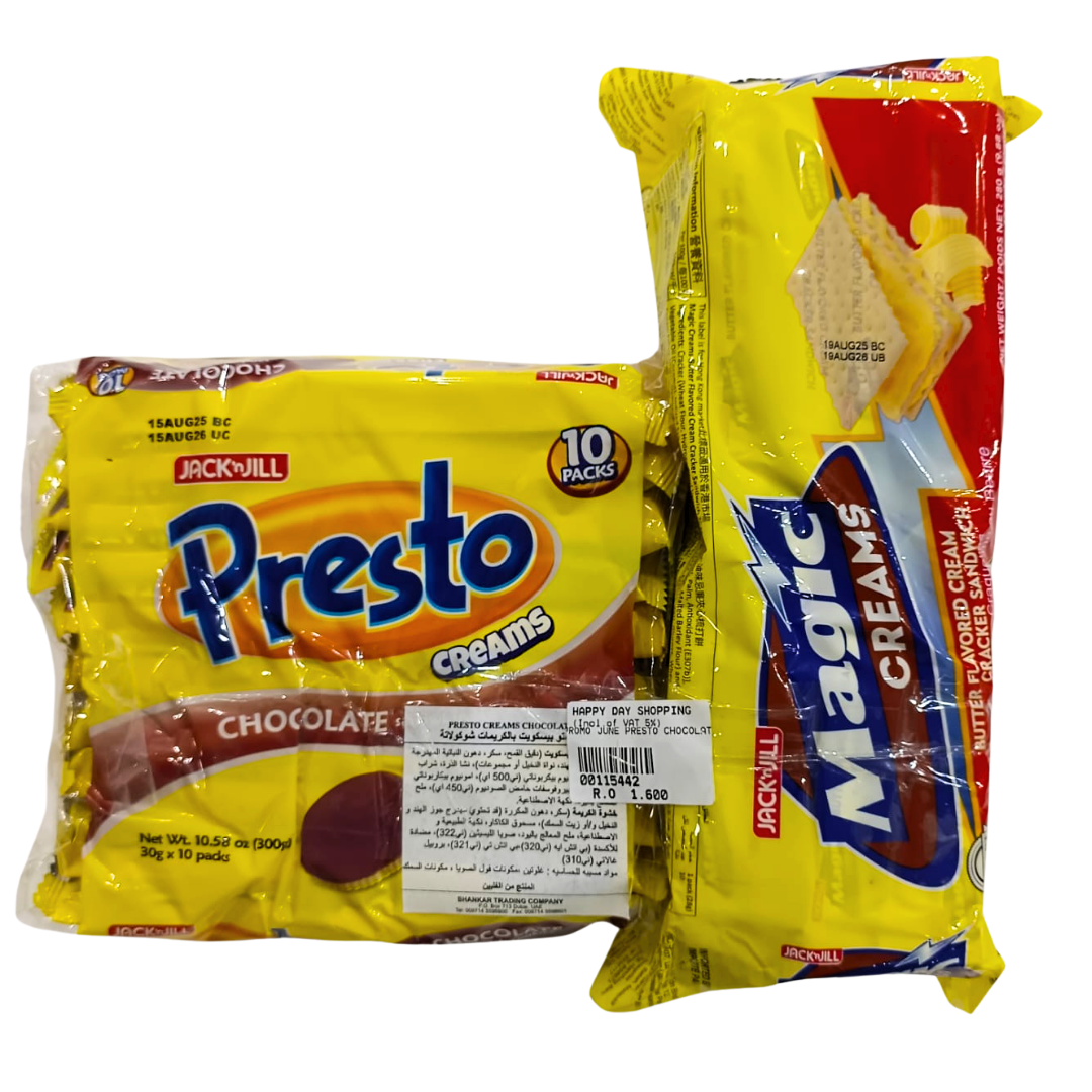 PROMO - Presto Chocolate + JNJ Magic Cream