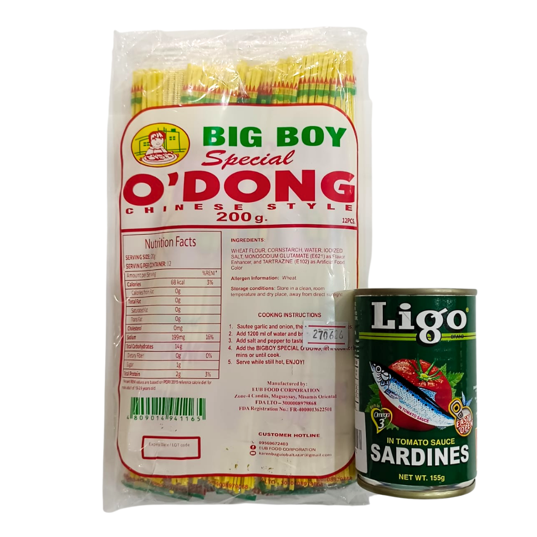 PROMO - Big Boy Odong 200g + Ligo Sardines Green (MISUA)