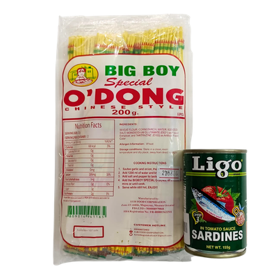 PROMO - Big Boy Odong 200g + Ligo Sardines Green (MISUA)