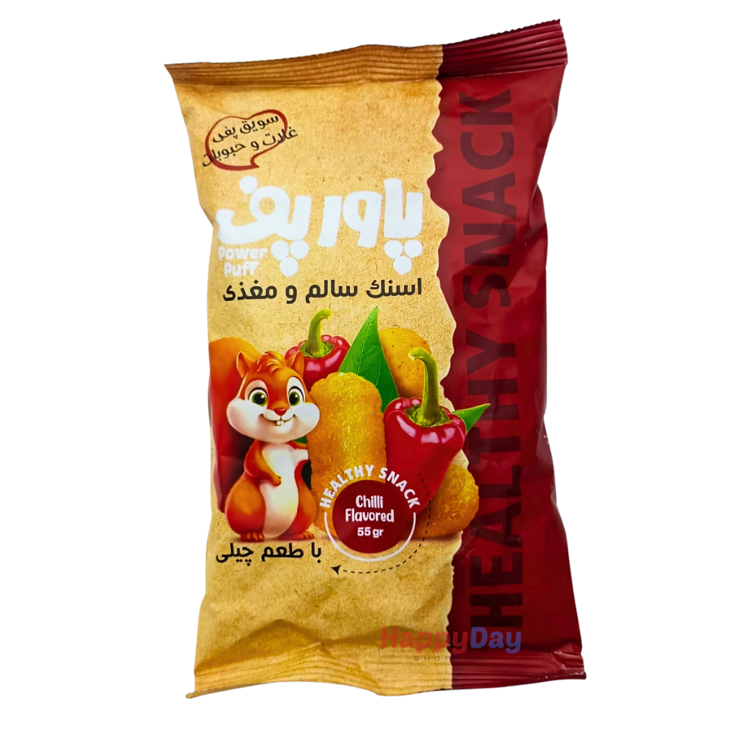 Healthy Snack Chilli Puff Flavored Chips  55g