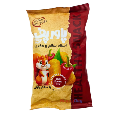 Healthy Snack Chilli Puff Flavored Chips  55g